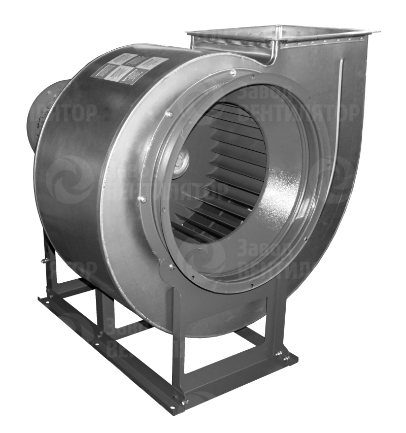 Вентилятор радиальный ВР 280-46 среднего давления одностороннего всасывания со спиральным поворотным корпусом