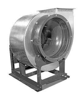 Вентилятор радиальный ВЦ 14-46 среднего давления одностороннего всасывания со спиральным поворотным корпусом